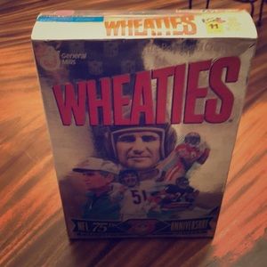 NFL 75th Anniversary Wheaties cereal box